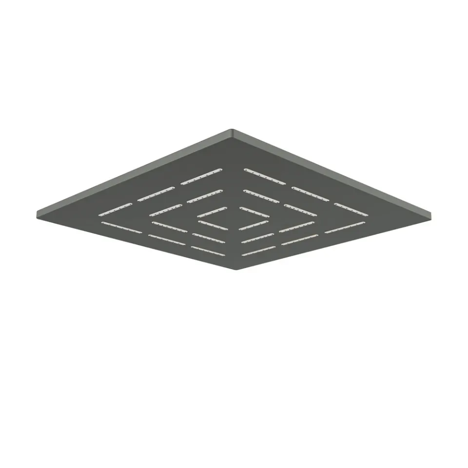 Jaquar Square Shape Single Flow Maze Overhead Shower Maze Shower series OHS-GRF-1629 Graphite - image 1