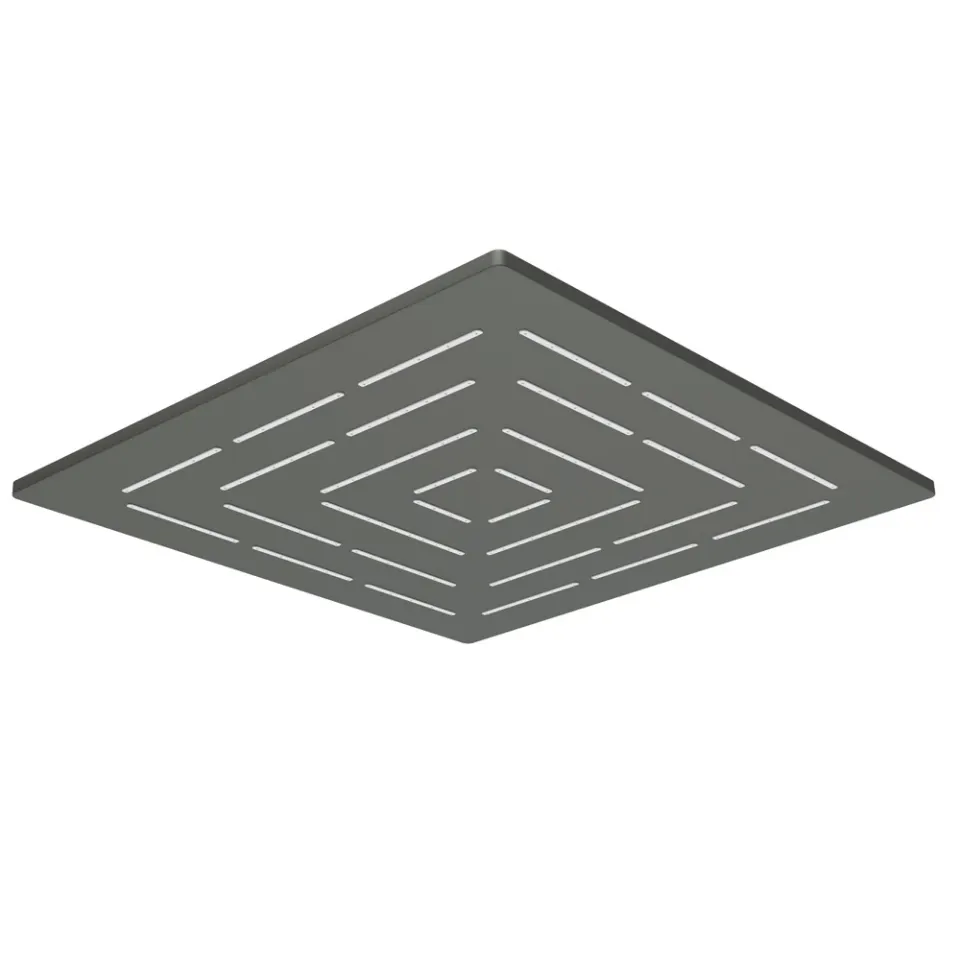 Jaquar Square Shape Single Flow Maze Overhead Shower Maze Shower series OHS-GRF-1639 Graphite - image 1