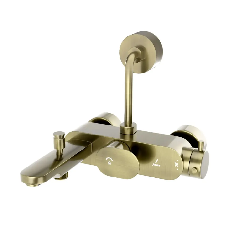 Jaquar Exposed Thermostatic Bath & Shower Mixer 3-in-1 System Thermostatic Mixers series OPP-ABR-15663PMWBP Antique Bronze - image 1