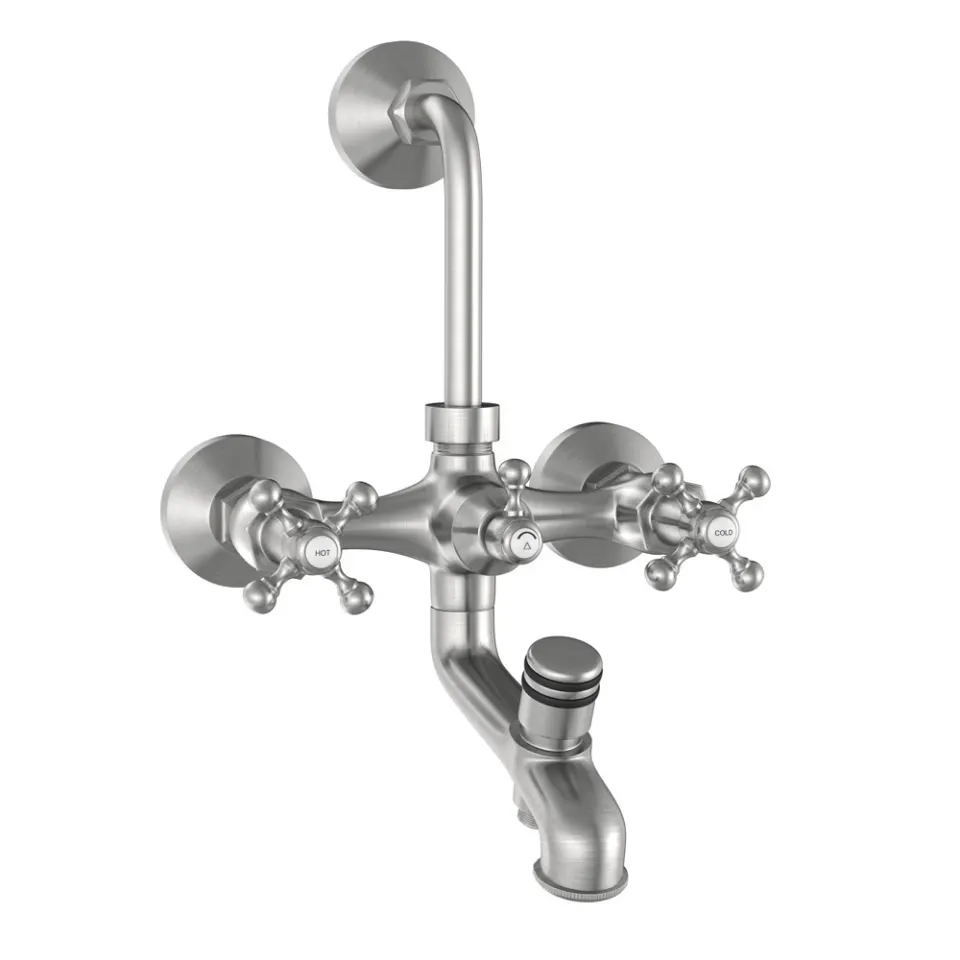 Jaquar Wall Mixer 3-in-1 System Queen’s series QQT-SSF-7281 Stainless Steel - image 1