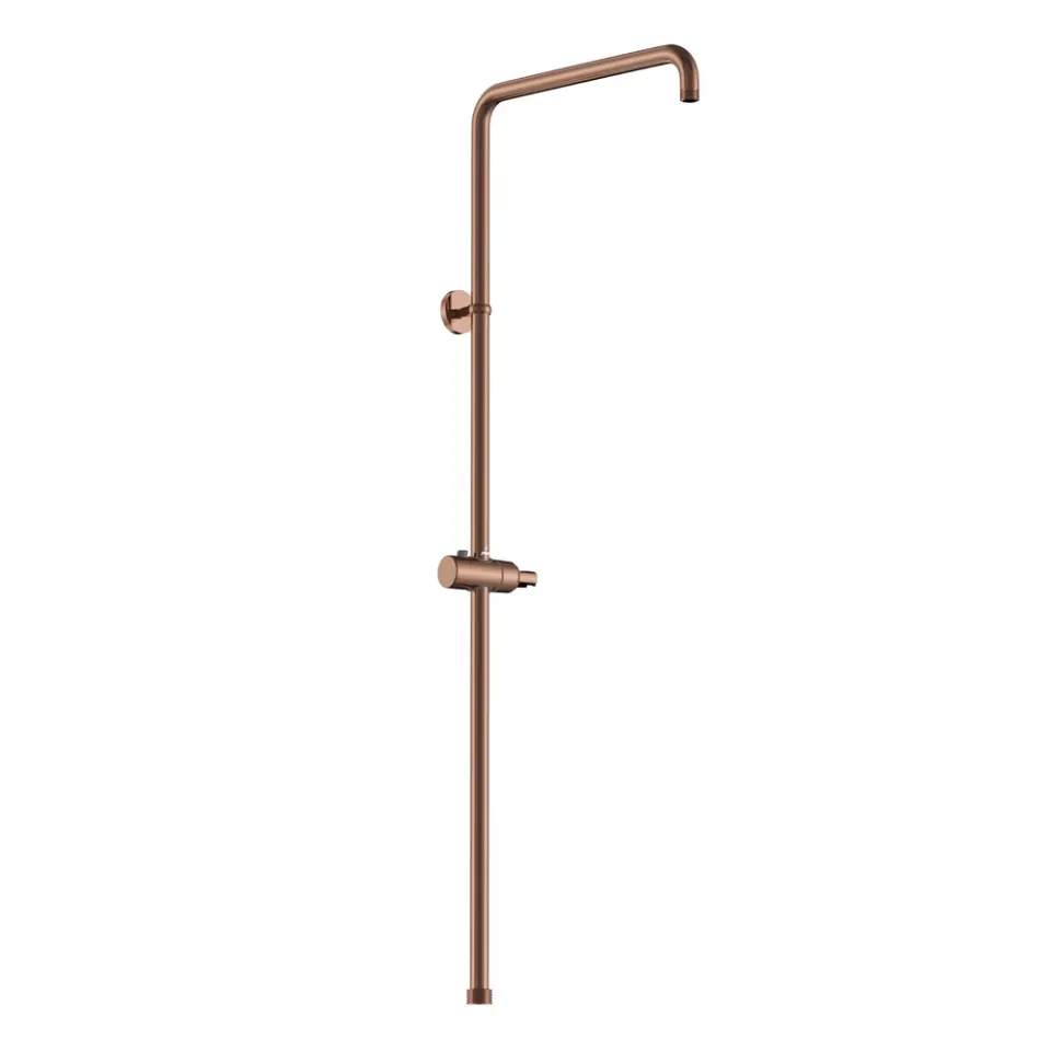 Jaquar Exposed Shower Pipe with Hand Shower Holder Shower Accessories series SHA-BGP-1211NHPD Blush Gold Bright PVD - image 1