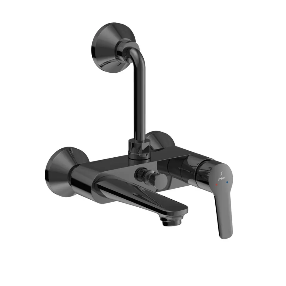 Jaquar Single Lever Wall Mixer Vertis series VER-BCH-97117 Black Chrome - image 1
