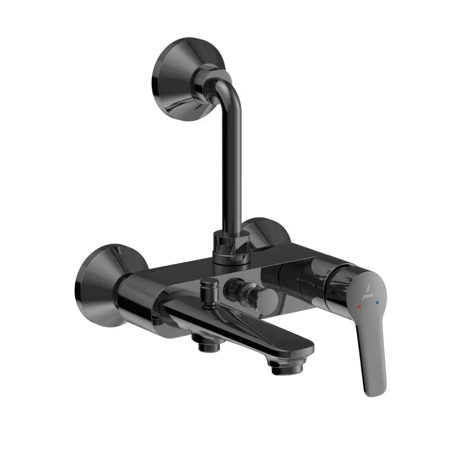 Jaquar Single Lever Wall Mixer 3-in-1 System Vertis series VER-BCH-97125 Black Chrome - image 1
