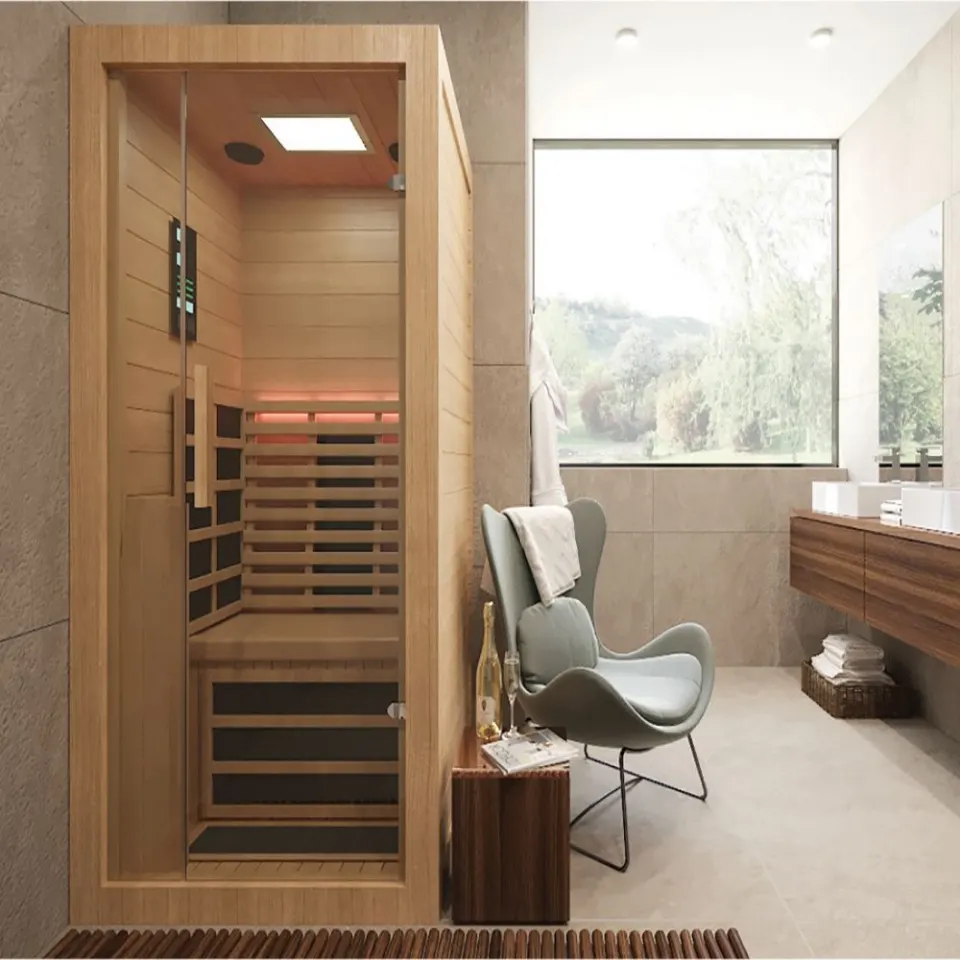 Jaquar Solo Infrared Sauna, 900 x 1050 x 1900 mm JSA-NAW-DLX9011 Standard - image 1