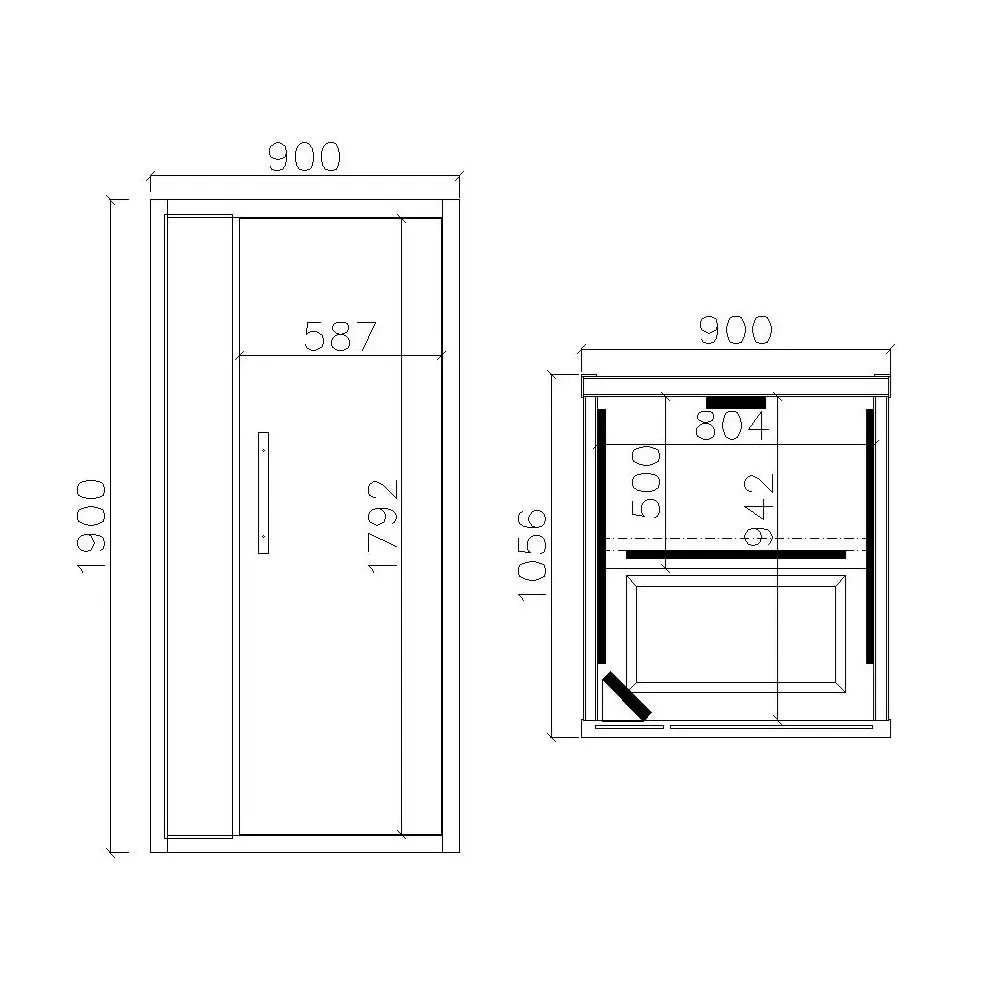 Jaquar Solo Infrared Sauna, 900 x 1050 x 1900 mm JSA-NAW-DLX9011 Standard - image 2