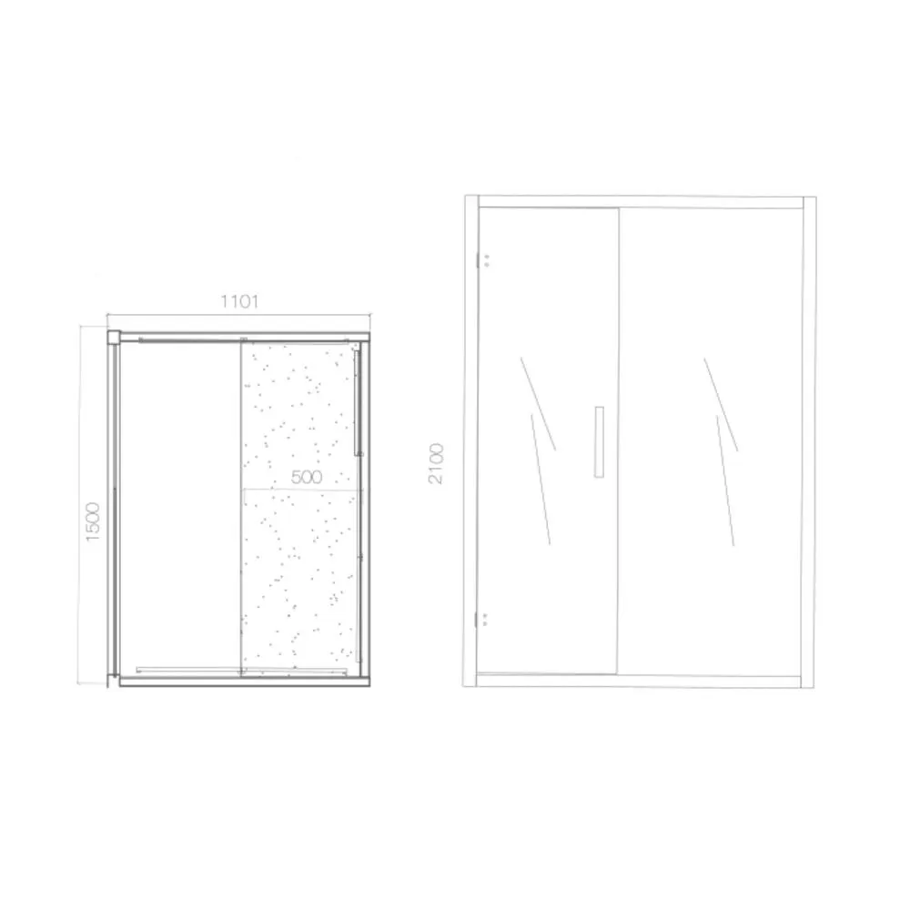 Jaquar Kaya Infrared Sauna, 1500 x 1100 x 2100 mm JSA-NAW-MD3150IH Standard - image 2