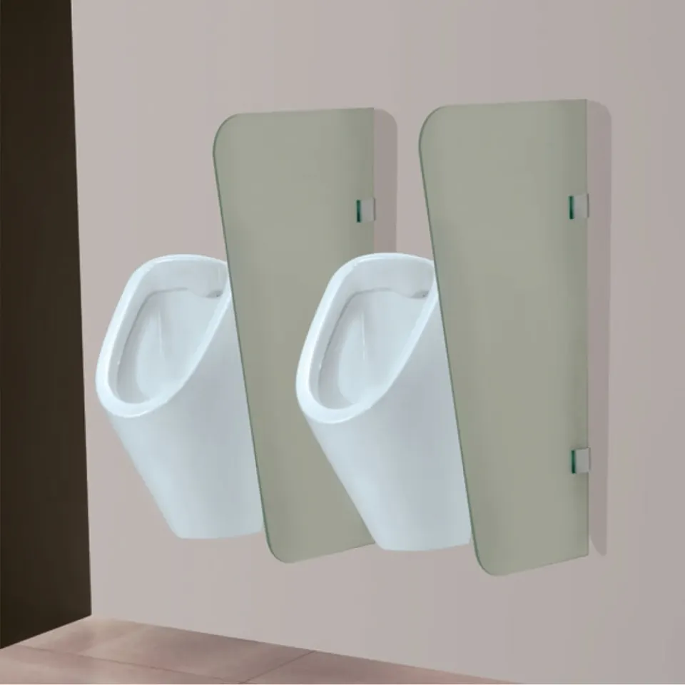 Jaquar 1110-UC Glass Urinal Partition JSE-CHR-110UC450X Chrome - image 1