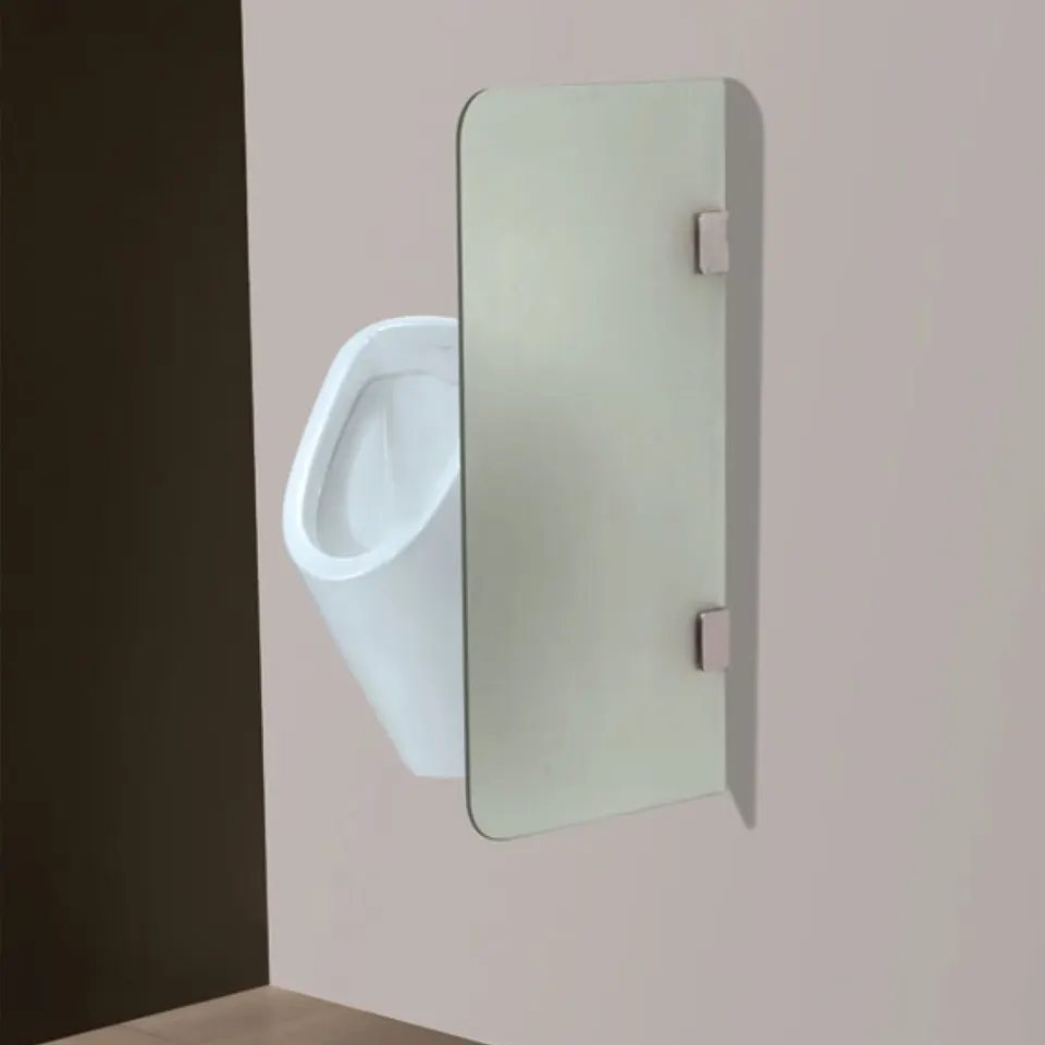 Jaquar 1110-US Glass Urinal Partition JSE-CHR-110US450X Chrome - image 1