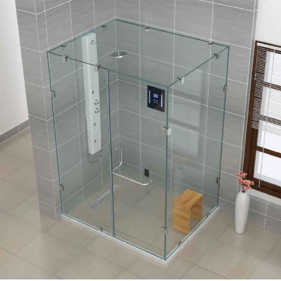 Jaquar IARA 1140-S Corner Shower Enclosure, 2000-2400 mm JSE-CHR-140ST2024H21 Chrome - image 1