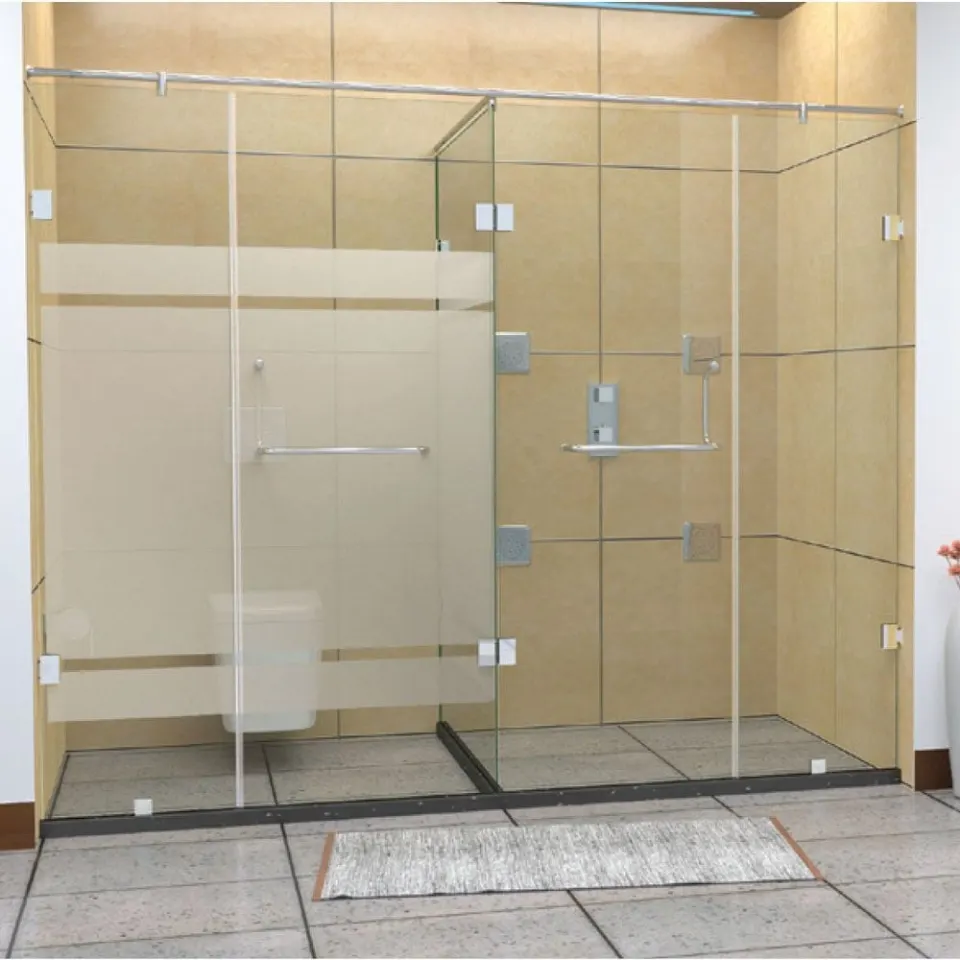 Jaquar IARA 1860-T T-Shaped Shower Enclosure, 3401-3800 mm JSE-CHR-186T3438H19X Chrome - image 1