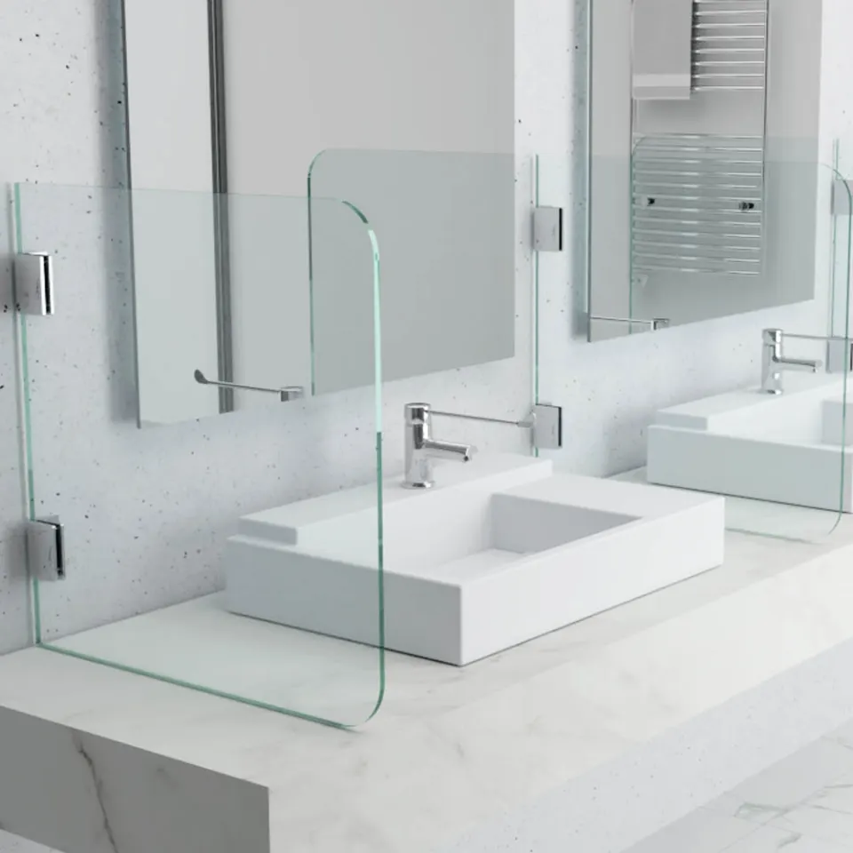 Jaquar 1810BT Glass Basin Partition JSE-CHR-810BT6060X Chrome - image 1