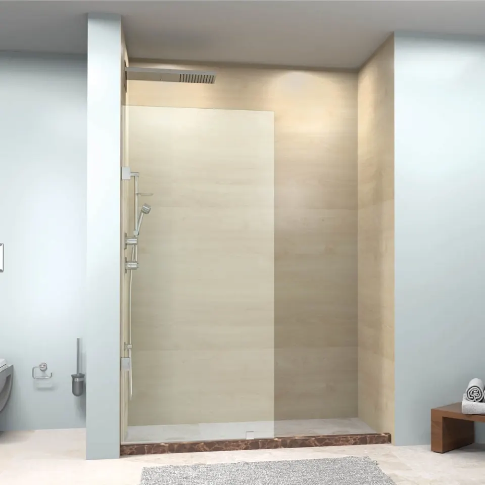 Jaquar IARA 1810-F Free-Standing Bath Screen, 1601-1800 mm JSE-CHR-810F1618H19X Chrome - image 1
