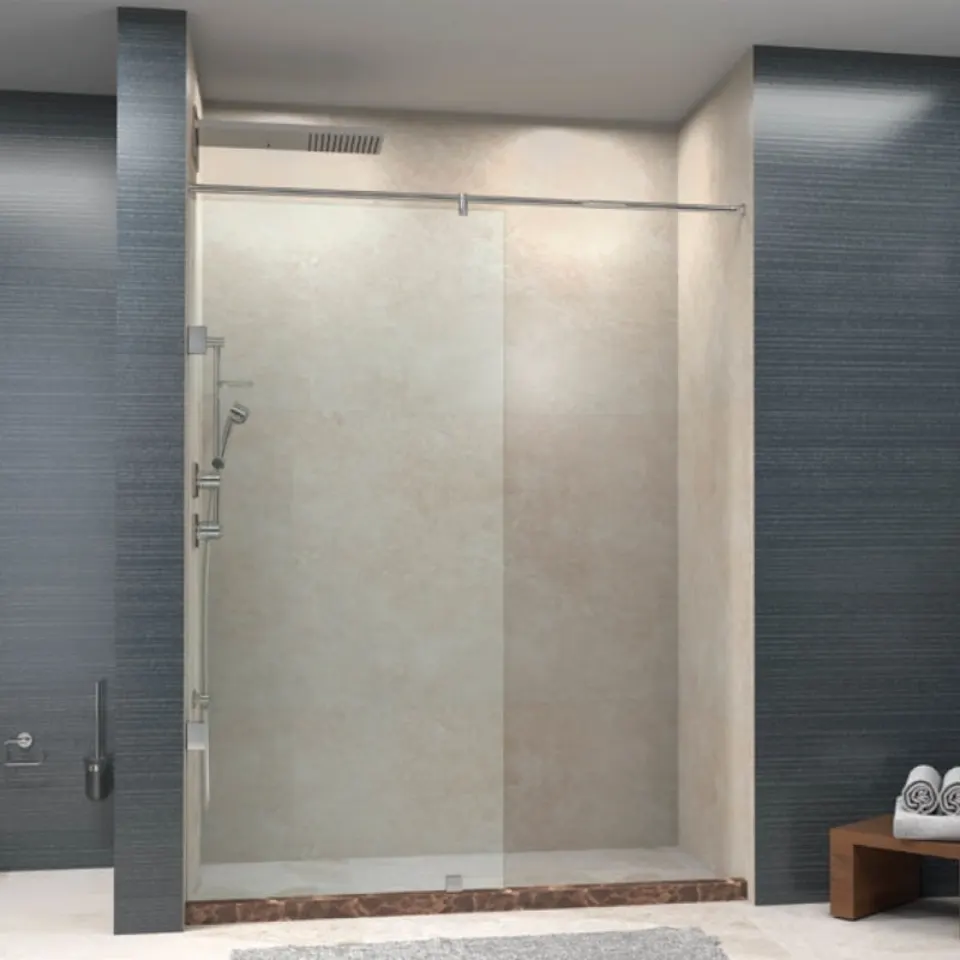 Jaquar IARA 1810-S Free-Standing Bath Screen JSE-CHR-810S1000SX Chrome - image 1