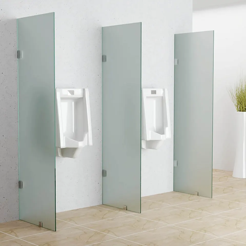 Jaquar 1810UF Glass Urinal Partition JSE-CHR-810UF60H19X Chrome - image 1