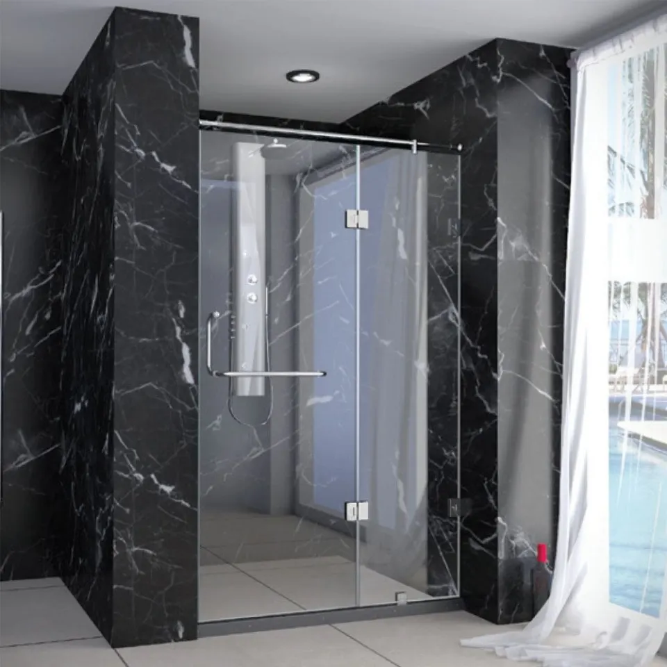 Jaquar IARA 1820-G Wall-to-Wall Shower Enclosure, 800-1200 mm JSE-CHR-820G8012H19X Chrome - image 1