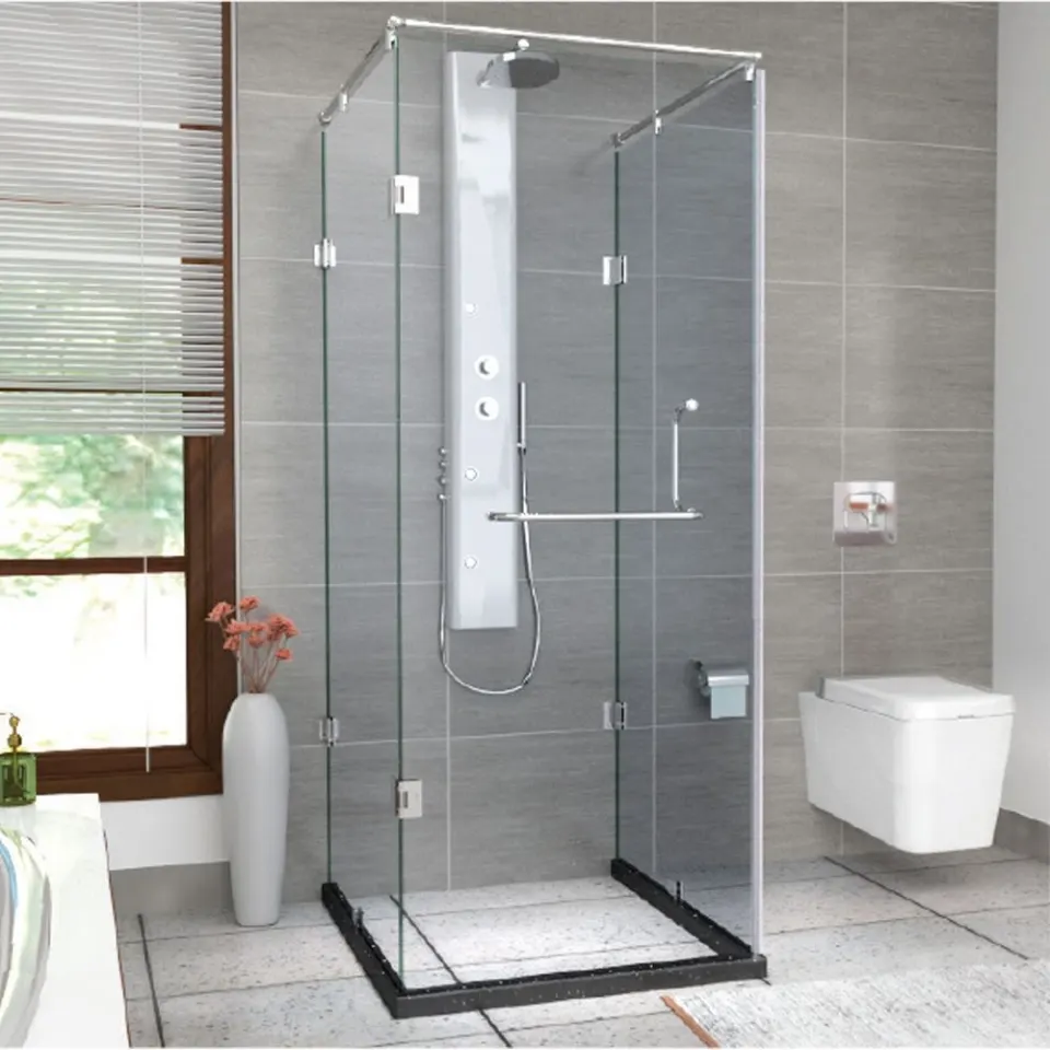 Jaquar IARA 1840-U U-Shaped Shower Enclosure, 1600-2000 mm JSE-CHR-840U1620H19X Chrome - image 1