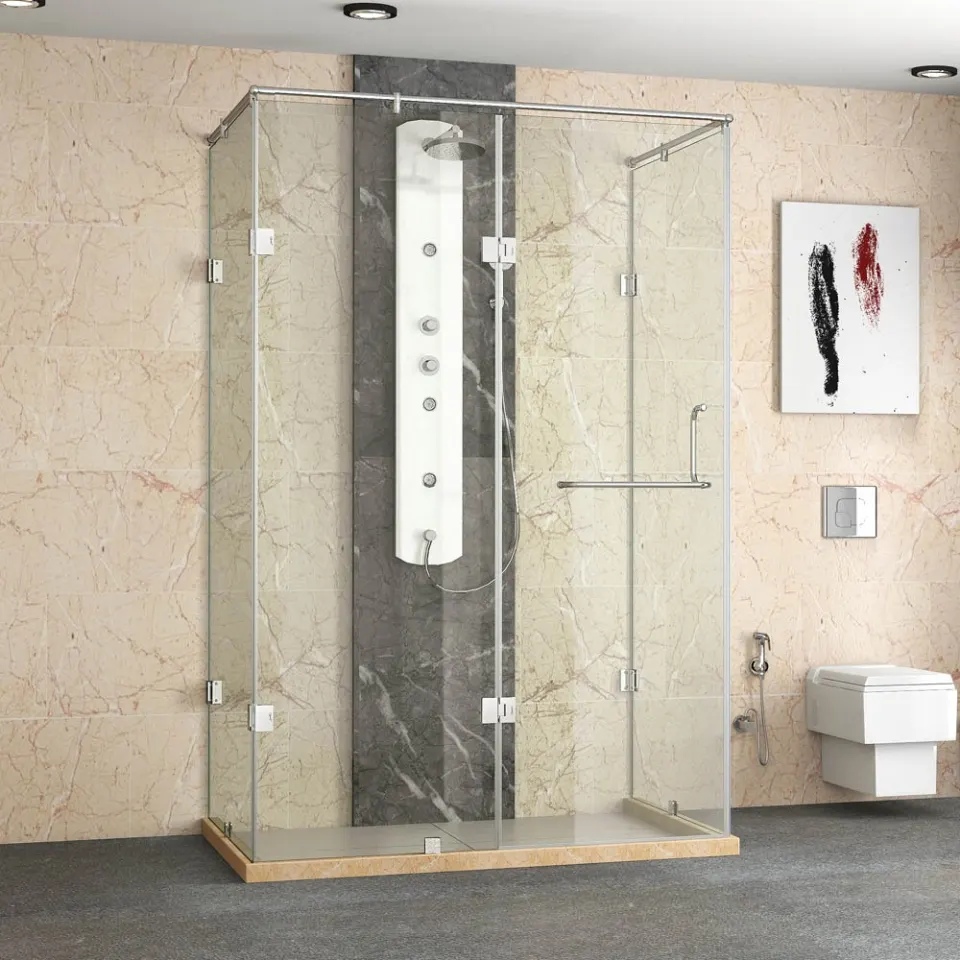 Jaquar IARA 1840 U-Shaped Shower Enclosure, 3201-3600 mm JSE-CHR-840U4P323619 Chrome - image 1