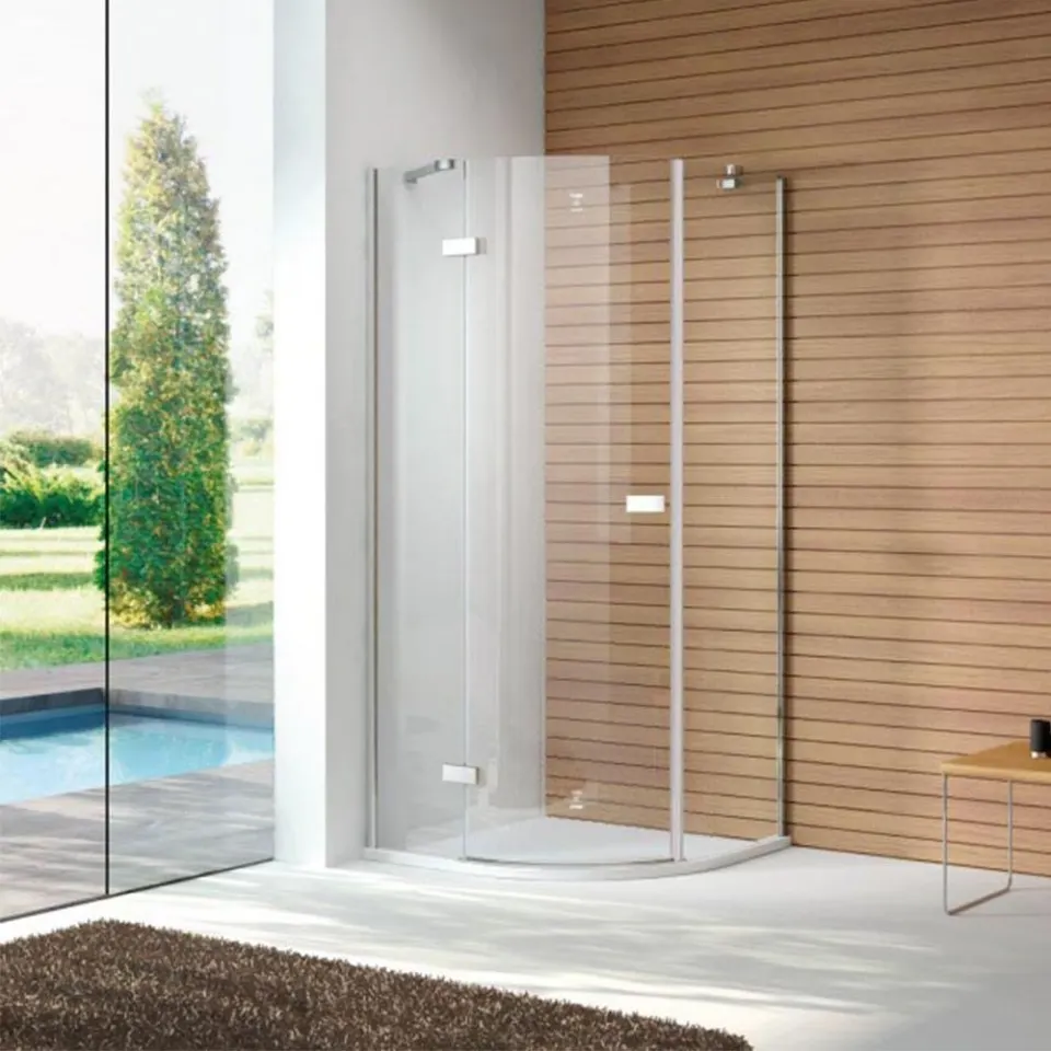 Jaquar Mica Corner Shower Enclosure, 900 x 900 mm JSE-CHR-MICA8M90D391 Chrome - image 1