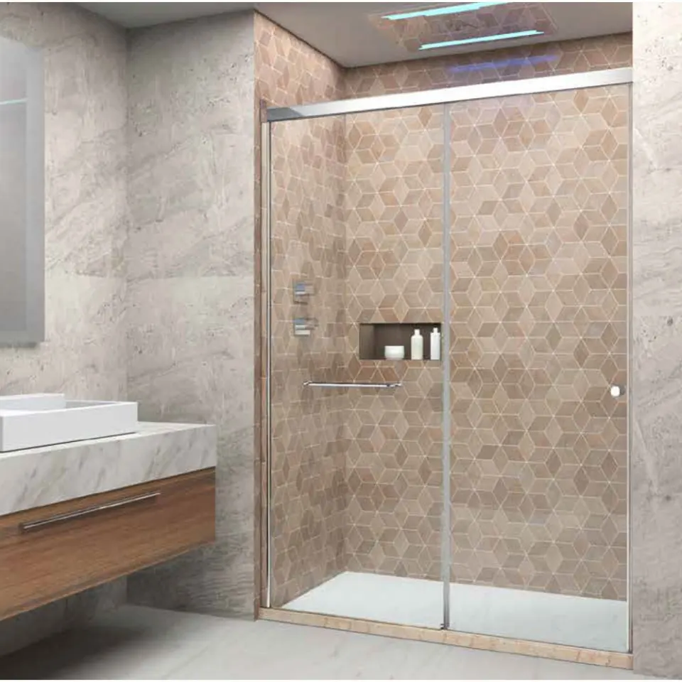 Jaquar Optima Sliding Shower Enclosure, 1501-2000 mm, Left JSE-CHR-OPTSDL1520TR Chrome - image 1