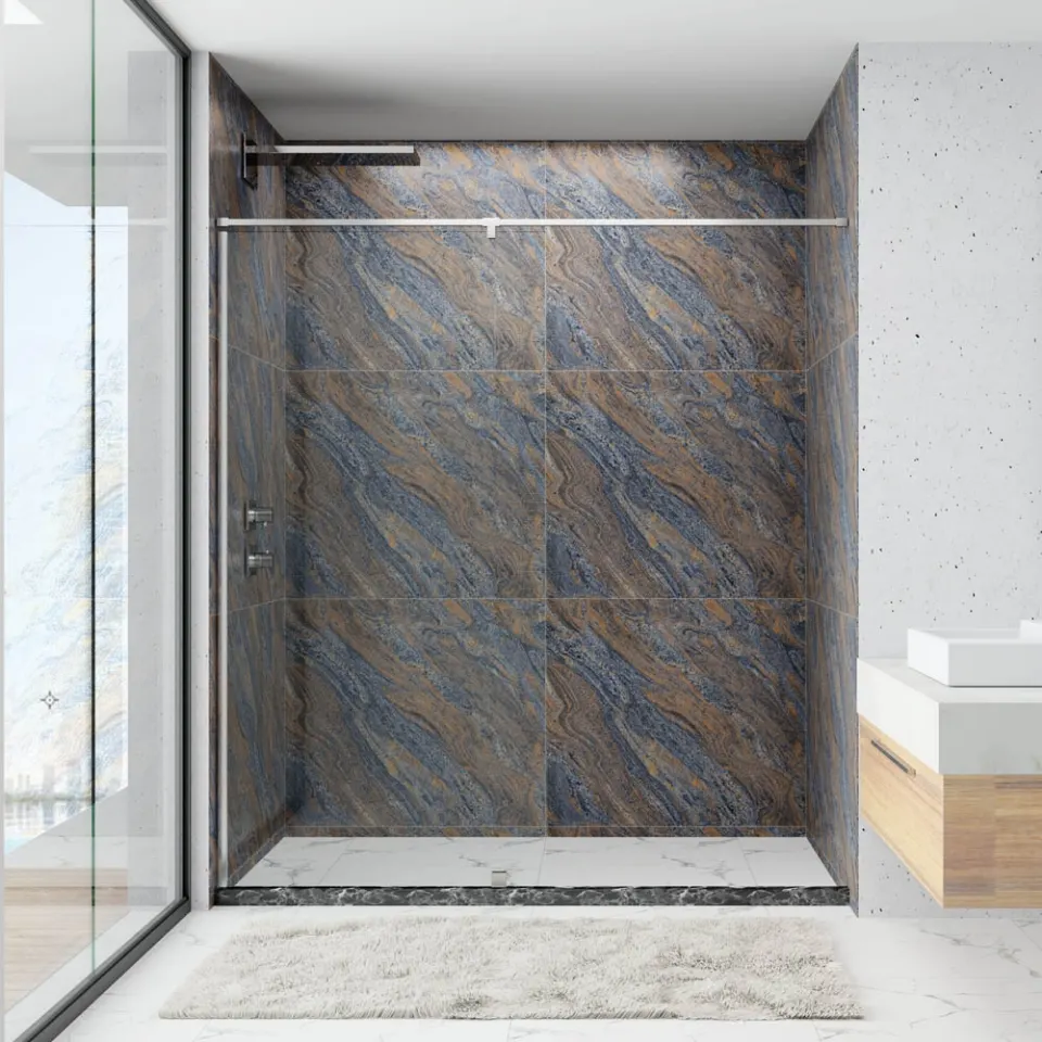 Jaquar Stark Free-Standing Bath Screen, 600-800 mm JSE-CHR-S810S0680H20X Chrome - image 1