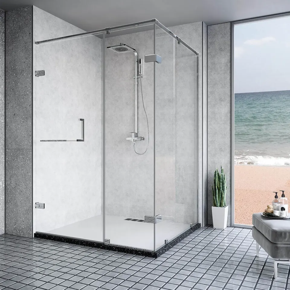 Jaquar Stark Corner Shower Enclosure, 2801-3200 mm JSE-CHR-S840L2832H20X Chrome - image 1