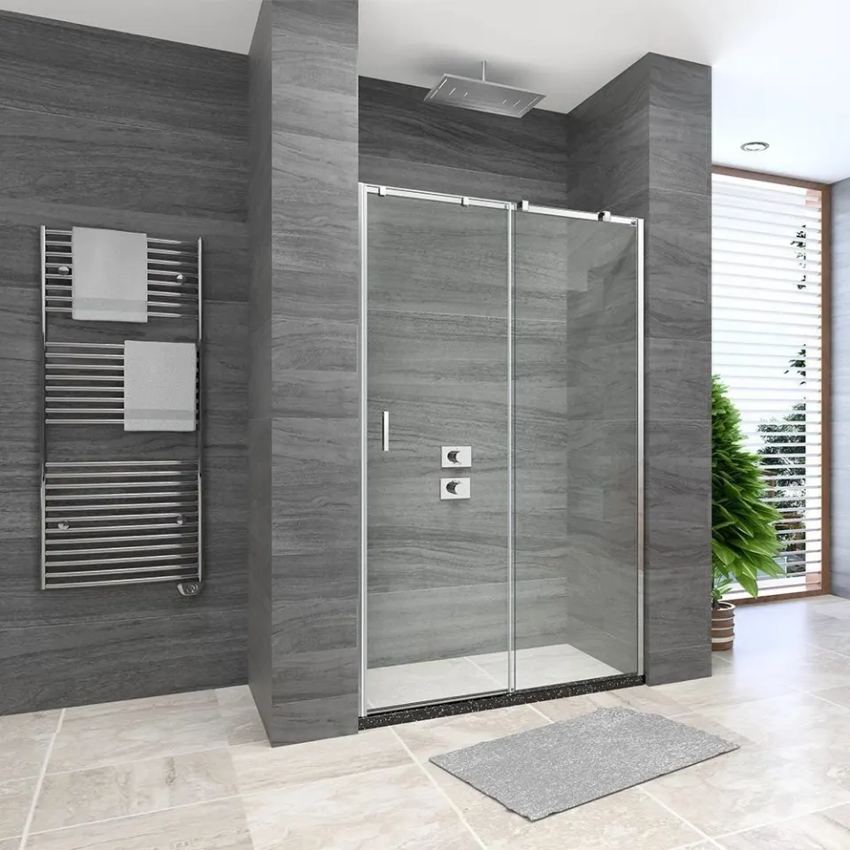Jaquar Stella Wall-to-Wall Sliding Shower Enclosure, 1501-2000 mm, Left JSE-CHR-STLSDL1518X Chrome - image 1