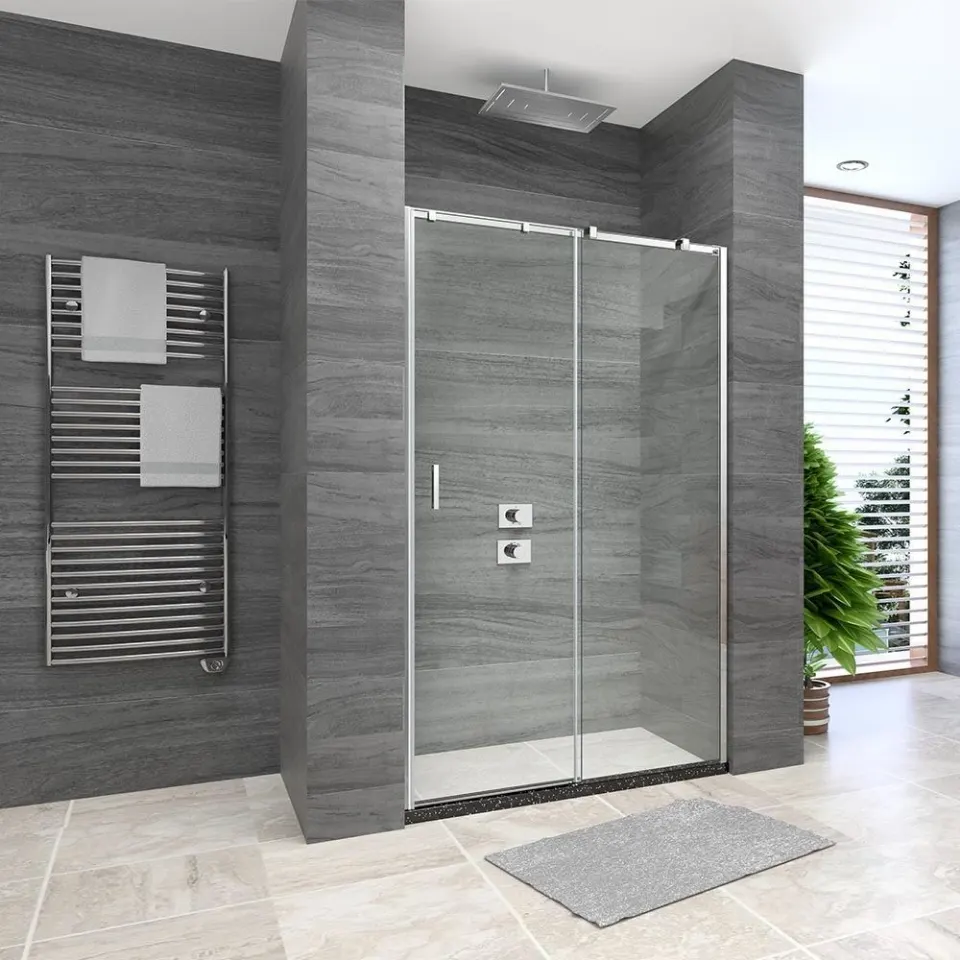 Jaquar Stella Wall-to-Wall Sliding Shower Enclosure, 1501-2000 mm, Right JSE-CHR-STLSDR1518X Chrome - image 1