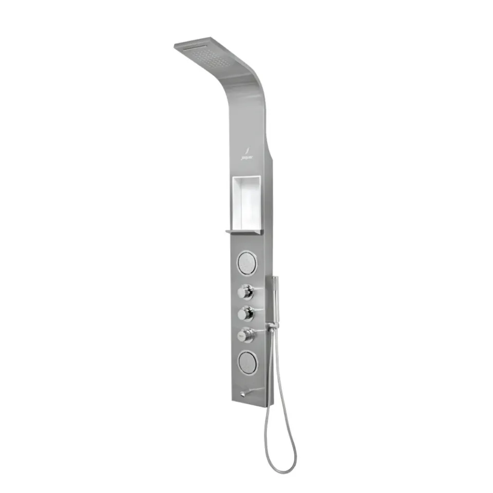 Jaquar Selfy 4 Way Thermostatic Shower Panel 1600 x 200mm with Anti Fingerprint SHP-SSF-ST88158B Stainless Steel - image 1