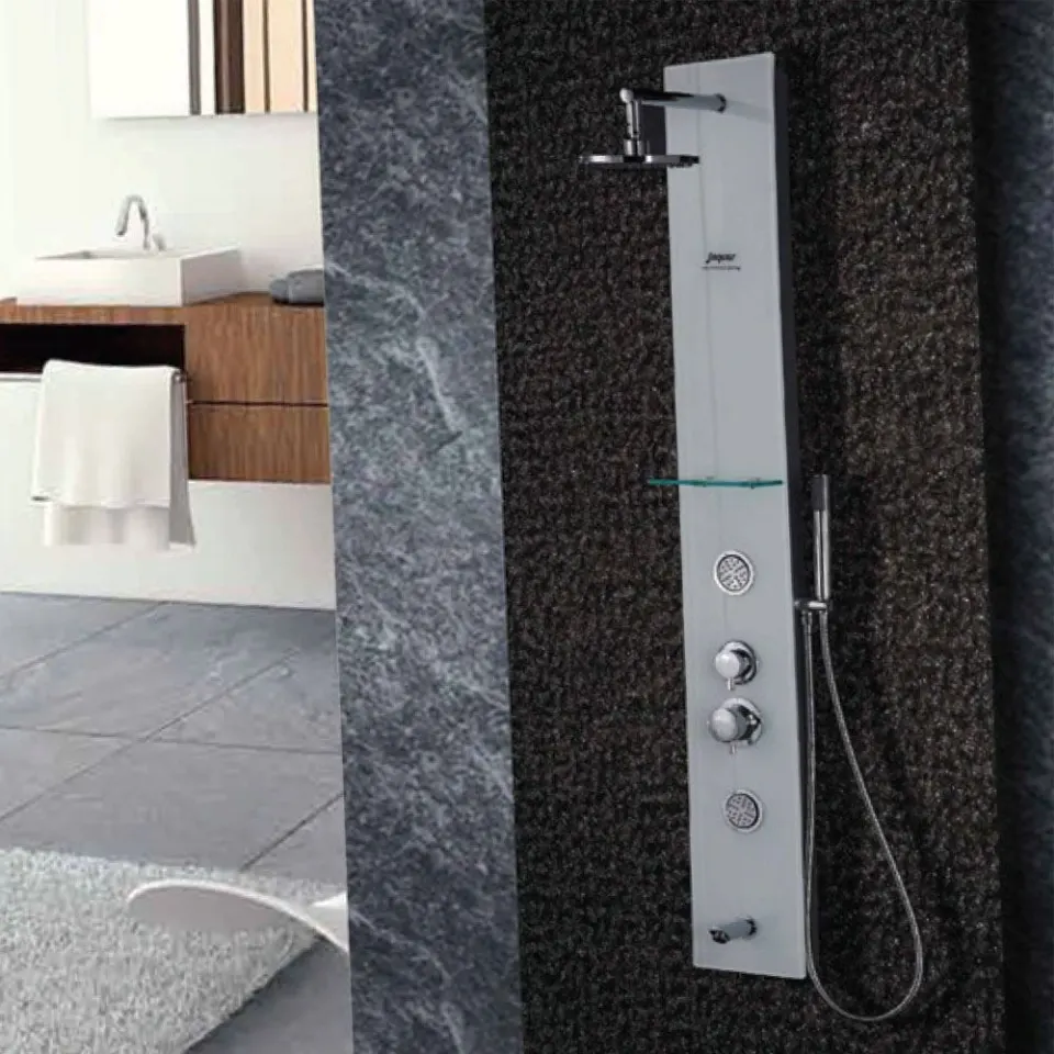 Jaquar Infinity Shower Panel, 1500 x 200 mm SHP-WHT-G0843JAX White Glass - image 1