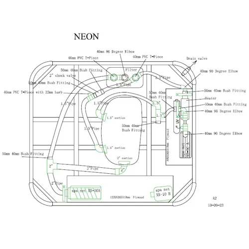Jaquar Neon 3-Seater Spa, 2060 x 1690 x 820 mm WSP-SLV-SPA3S2060VX Standard - image 2
