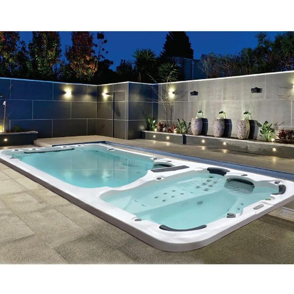 Jaquar Hydrozone 5-Seater Swim Spa, 5900 x 2300 x 1300 mm WSP-WHT-SPA5S590VX Standard - image 1