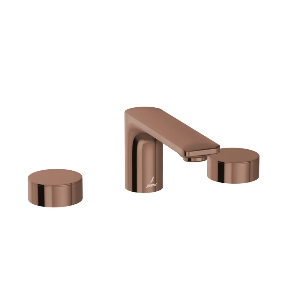 Jaquar 3-Hole Basin Mixer Laguna series LAG-BGP-91189CSR Blush Gold Bright PVD - image 1
