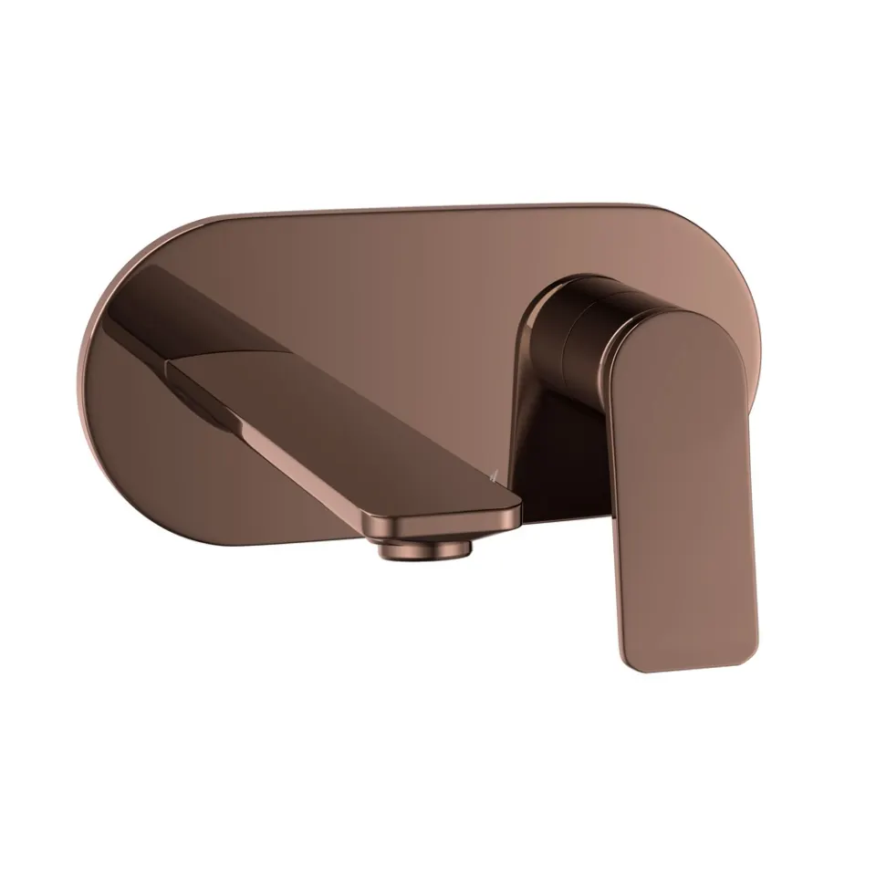Jaquar Exposed Part Kit of Single Lever Basin Mixer Wall Mounted Laguna Faucets series LAG-BGP-91233NK Blush Gold Bright PVD - image 1