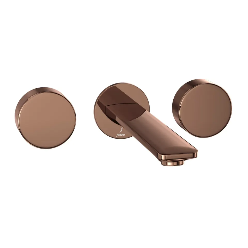 Jaquar Exposed Part Kit of Two Concealed Stop Cocks Laguna Faucets series LAG-BGP-91423K Blush Gold Bright PVD - image 1
