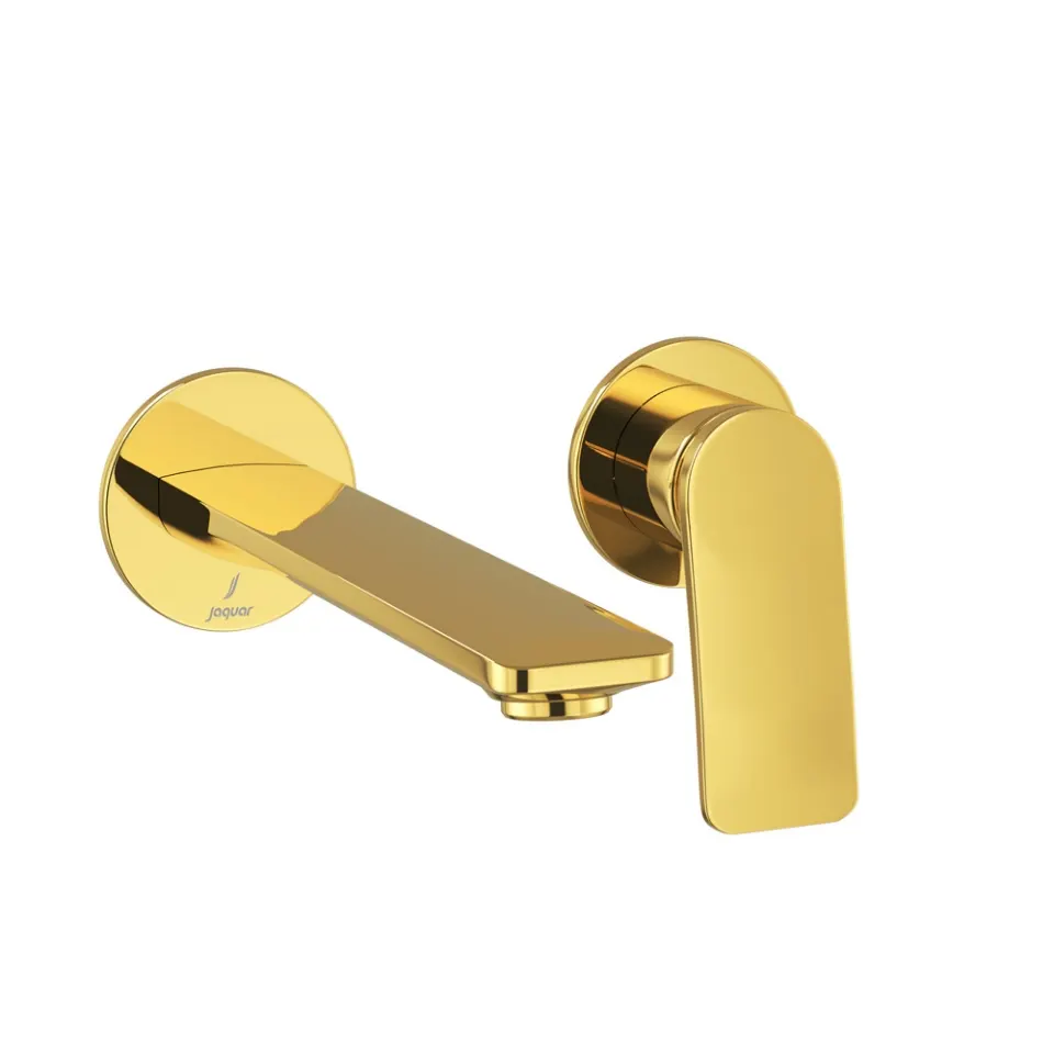 Jaquar Exposed Parts kit of Single Lever Basin Mixer Wall Mounted Laguna Faucets series LAG-GBP-91231NK Gold Bright PVD - image 1