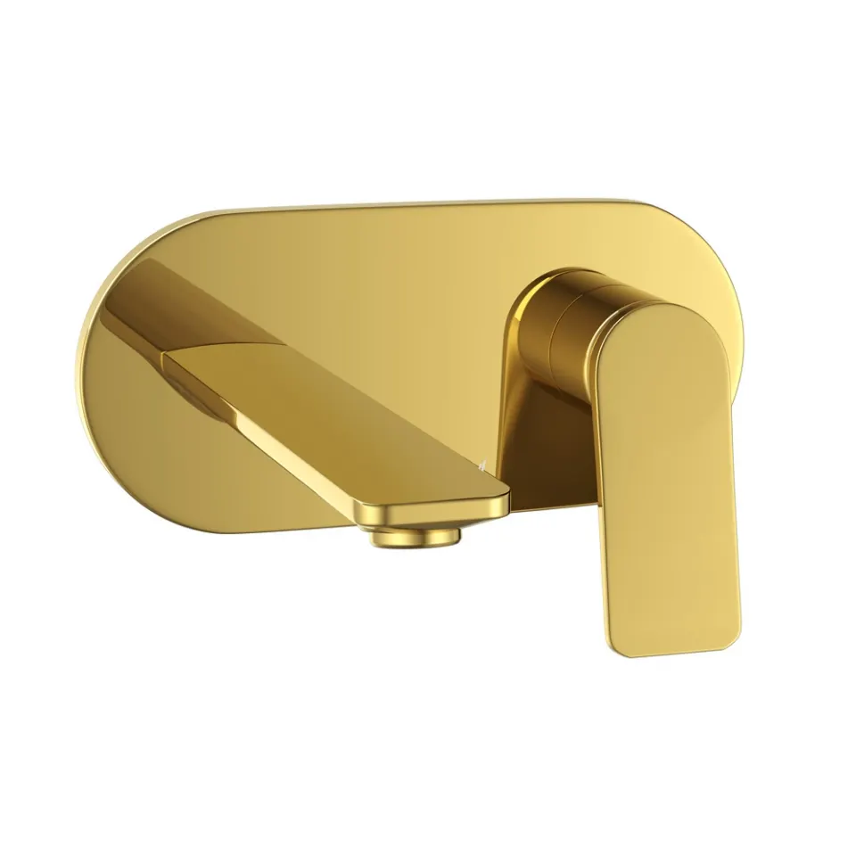 Jaquar Exposed Part Kit of Single Lever Basin Mixer Wall Mounted Laguna series LAG-GBP-91233NK Gold Bright PVD - image 1