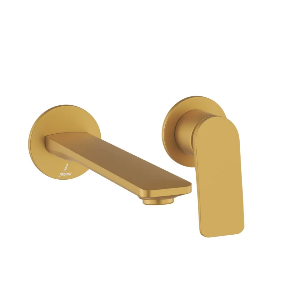 Jaquar Exposed Parts kit of Single Lever Basin Mixer Wall Mounted Laguna Faucets series LAG-GMP-91231NK Gold Matt PVD - image 1