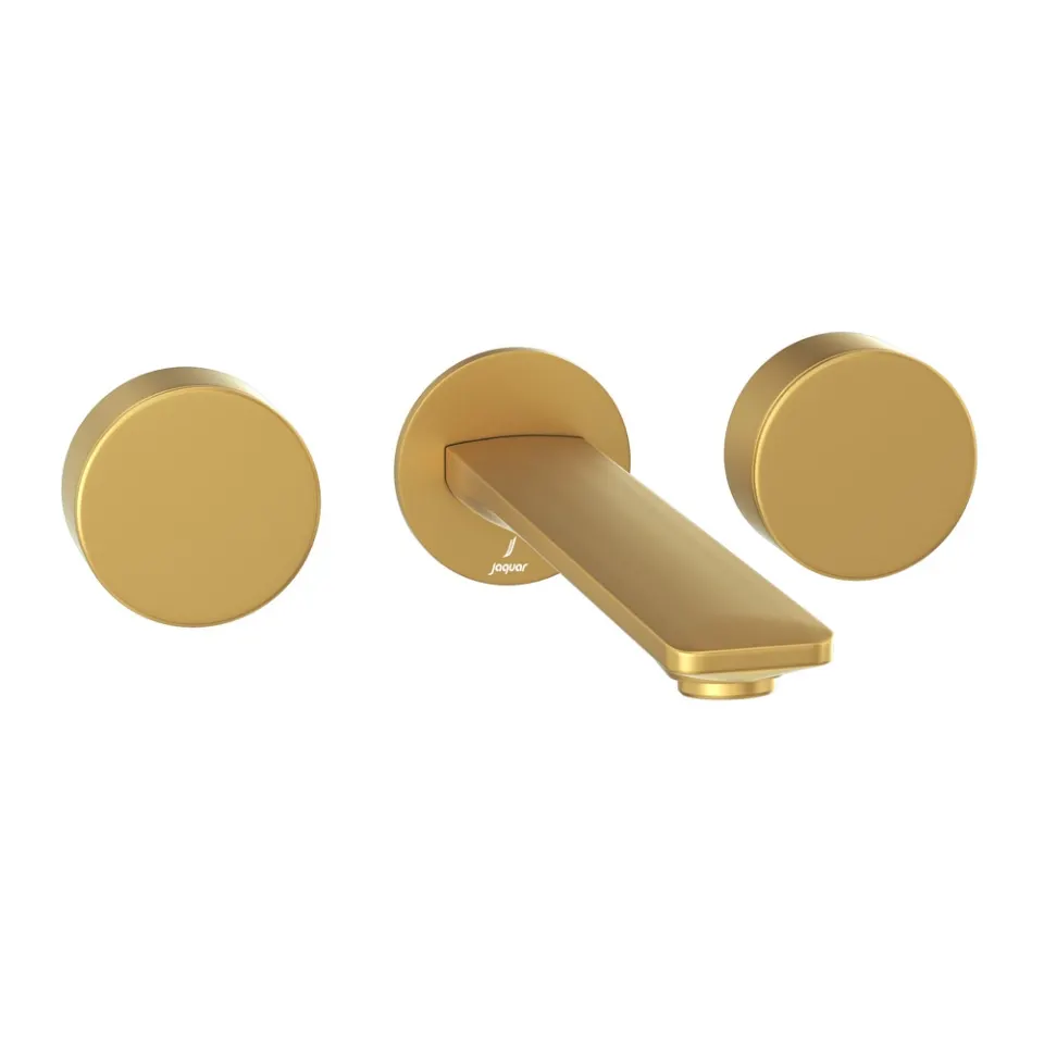 Jaquar Exposed Part Kit of Two Concealed Stop Cocks Laguna Faucets series LAG-GMP-91423K Gold Matt PVD - image 1