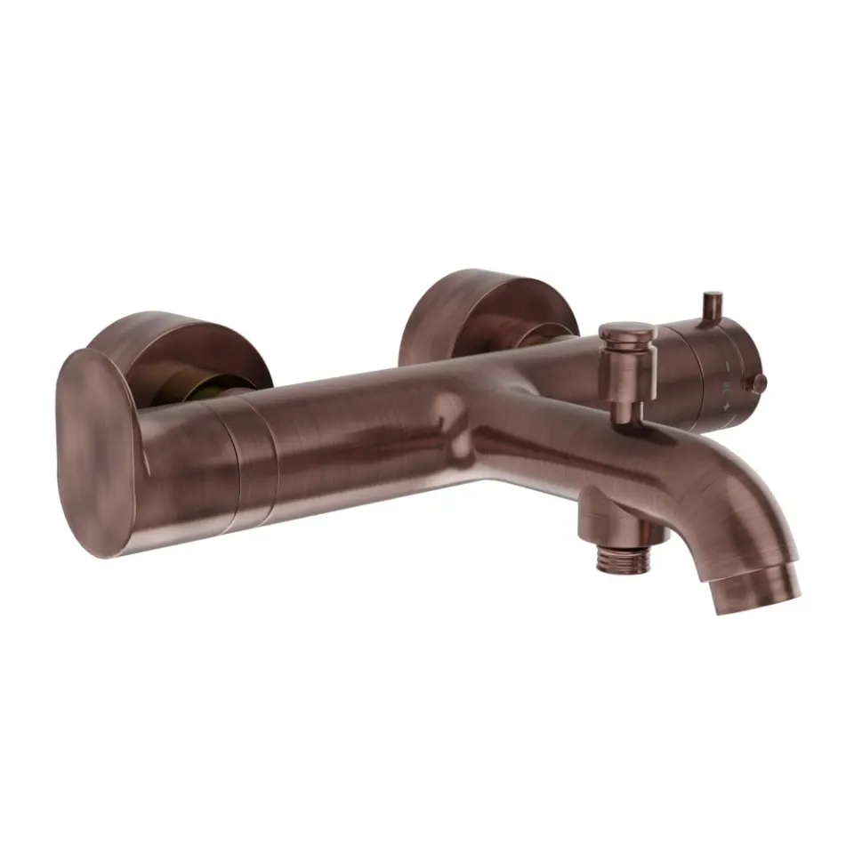 Jaquar Exposed Bath Shower Mixer (Wall Mounted) Thermostatic Mixers series OPP-ACR-15657PM Antique Copper - image 1