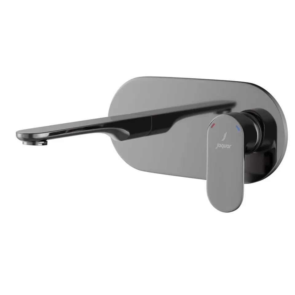 Jaquar Exposed Part Kit of Single Lever Basin Mixer Wall Mounted Opal Prime series OPP-BCH-15233NKPM Black Chrome - image 1