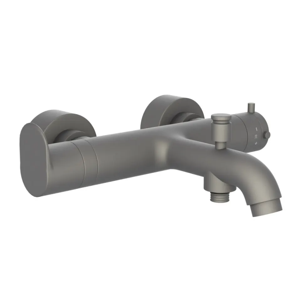 Jaquar Exposed Bath Shower Mixer (Wall Mounted) Thermostatic Mixers series OPP-GRF-15657PM Graphite - image 1