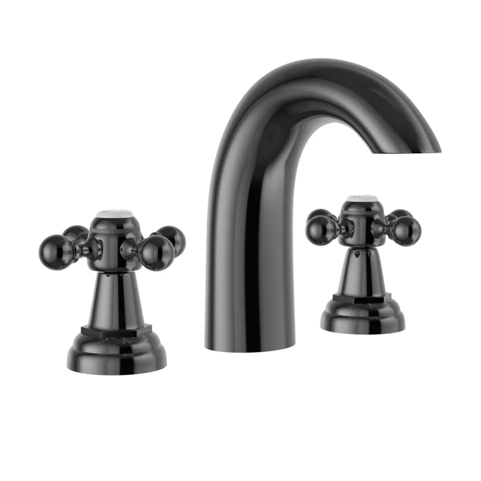 Jaquar Bath Tub Filler Queens series QQT-BCH-7095 Black Chrome - image 1