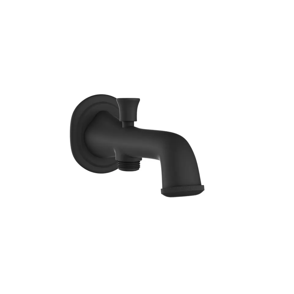 Jaquar Bath Tub Spout with Button attachment Bathtub Spouts series SPJ-BLM-7463PM Black Matt - image 1