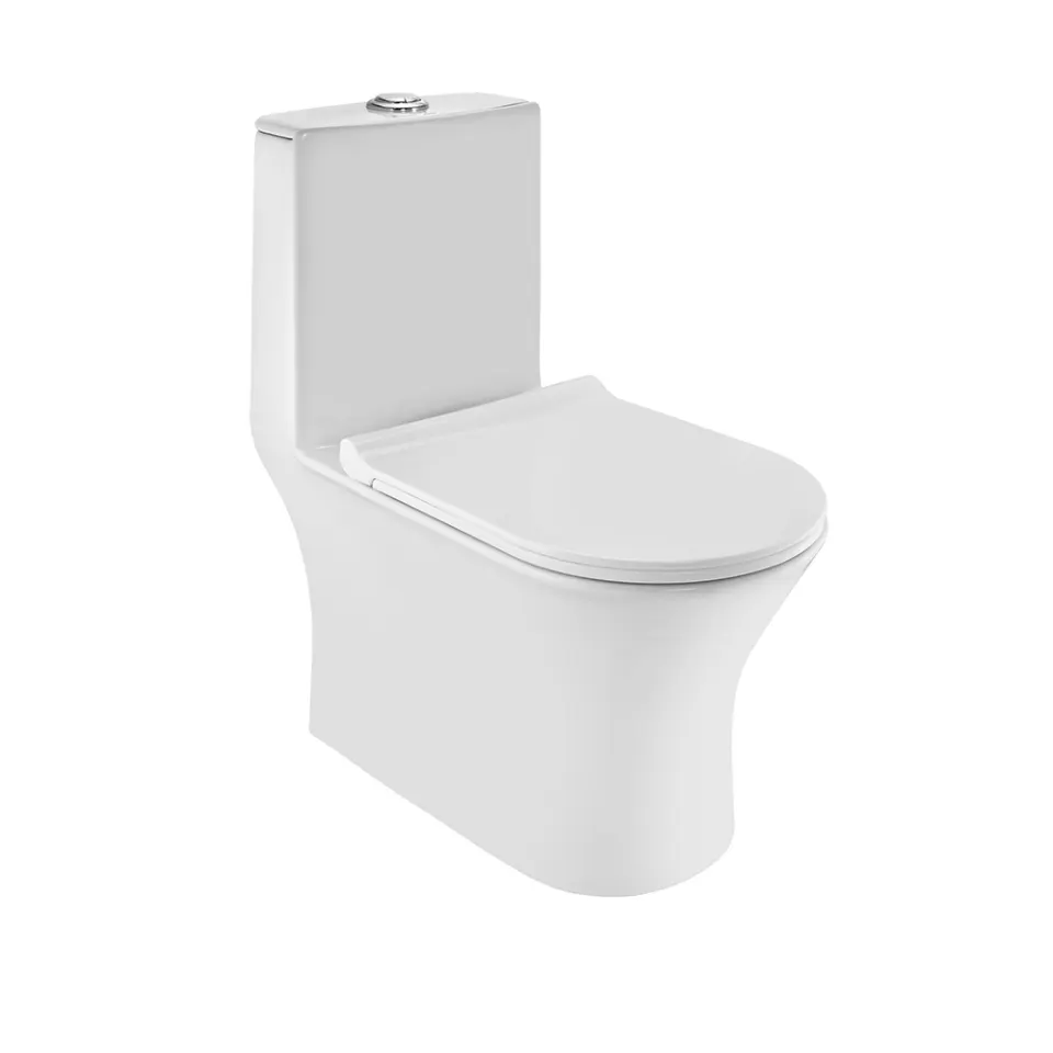 Jaquar Continental Rimless Single Piece WC, 365 x 680 x 740 mm CNS-WHT-853S220SPPSMY White - image 1