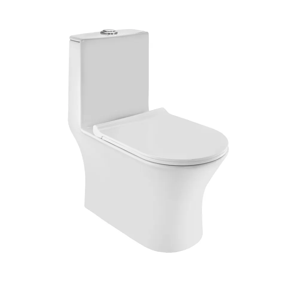 Jaquar Continental Rimless Single Piece WC, 370 x 690 x 750 mm CNS-WHT-853S300SPPSM White - image 1