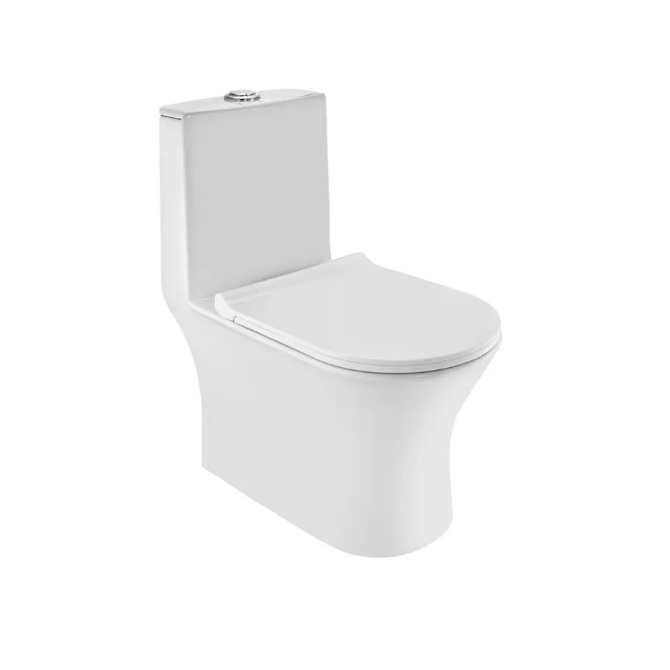 Jaquar Continental Rimless Single Piece WC, 370 x 665 x 730 mm CNS-WHT-853S300SPPSMY White - image 1
