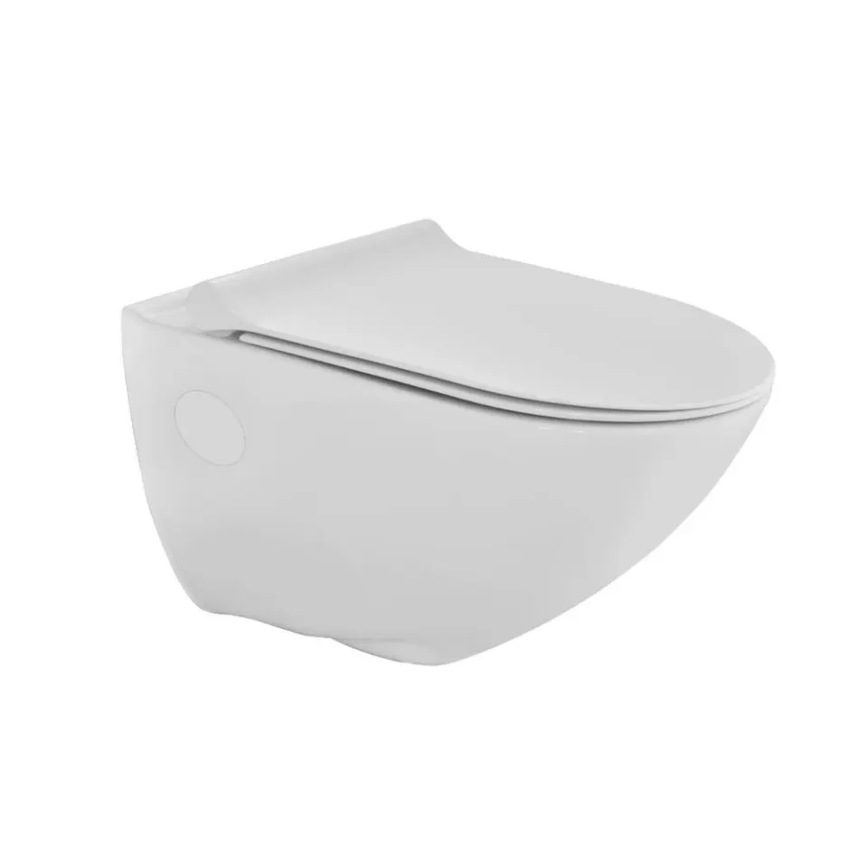 Jaquar Continental Rimless Wall Hung WC, 380 x 515 x 360 mm CNS-WHT-963UFSM White - image 1
