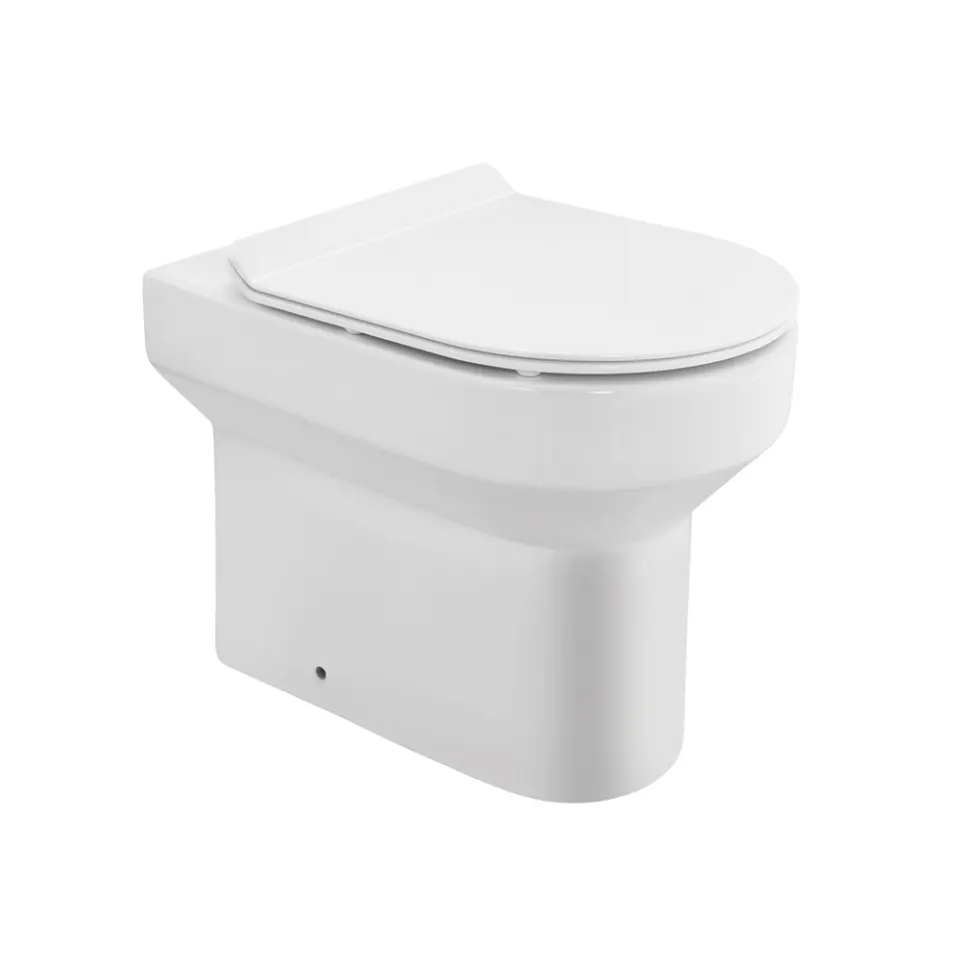 Jaquar Disabled-Friendly Back to Wall WC, 360 x 515 x 410 mm DIS-WHT-93955P180UF White - image 1