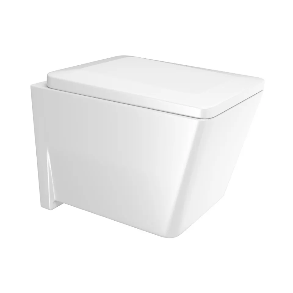 Jaquar Kubix Prime Rimless Blind Installation Wall Hung WC, 380 x 525 x 375 mm KUS-WHM-35953BIUFPM White Matt - image 1