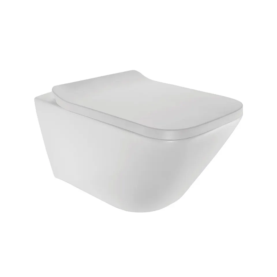 Jaquar Laguna Rimless Blind Installation Wall Hung WC, 370 x 525 x 350 mm LAS-WHM-91953BIUF White Matt - image 1